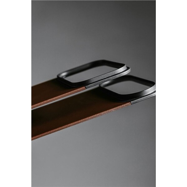 Nomad Magnetic Leather Back (Horween) Magsafe kožený kryt iPhone 17 Pro Max Rustic Brown - Puzdra - Obrázok e1d9adc6a3e64edd96563ed8878a2c3a