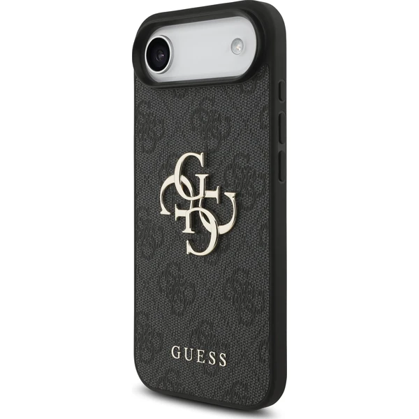 Guess PU 4G Metal Logo Strap kryt iPhone Air čierny - Puzdra - Obrázok e1e41130555a4cd380b9dac710be6de0