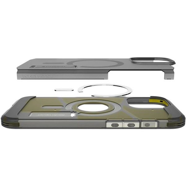 Spigen Tough Armor MagSafe kryt iPhone 16 Pro Max frost black - Puzdra - Obrázok e1f21f6234f84db5b6fdd6f887b061e7