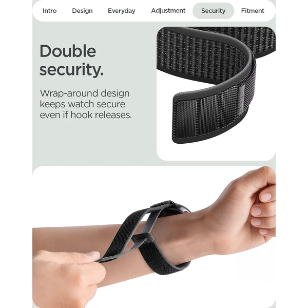 Spigen Athlex Air, aktívna čierna sivá - Google Pixel Watch 5/4/3 41 mm/2/1 - Remienky - Obrázok e1f56589146e401580cbe32fe08f102c