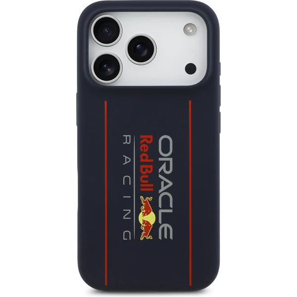 Oracle Red Bull Silicone Vertical Logo MagSafe kryt iPhone 17 Pro modrý - Puzdra - Obrázok e2009a12f48943059ffd017ecb96768e