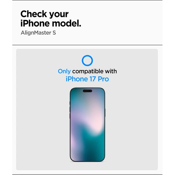 Spigen Glass tR AlignMaster S sklo iPhone 17 Pro (3 ks) - Ochranné fólie a sklo - Obrázok e2150d167d0b4ba29ba4b50b4cf2a247