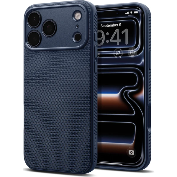 Spigen Liquid Air kryt iPhone 18 Pro/17 Pro tmavě modrý - Puzdra - Hlavný obrázok
