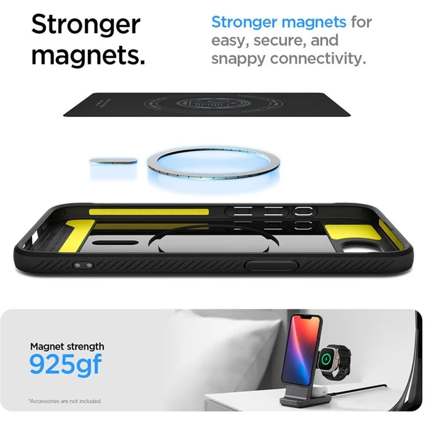 Spigen Rugged Armor MagSafe kryt iPhone 17e/16e matne čierny - Puzdra - Obrázok e23e04f1872542b3987426c81257da1f