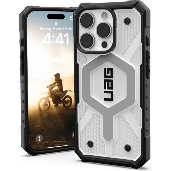E-shop UAG Pathfinder Clear Magsafe kryt iPhone 16 Pro biely