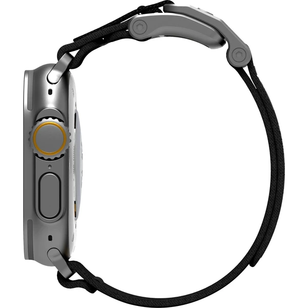 Aulumu A11 Mag Buckle Slim remienok Apple Watch 49/46/45/44/42mm Strieborná pracka/Čierny remienok - Remienky - Obrázok e25b69689f904046a168694288358588
