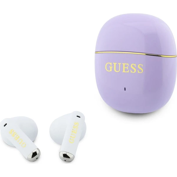 Guess Gold Line Glossy Classic Logo TWS Bezdrôtové Slúchadlá Purple - Slúchadlá - Hlavný obrázok