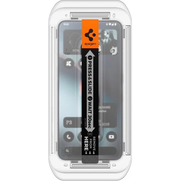 Spigen Glass tR EZ Fit tvrdené sklo Nothing Phone (3) číre (2 ks) - Ochranné fólie a sklo - Obrázok e25e606bbaa442a0b45c3419ceb68c96