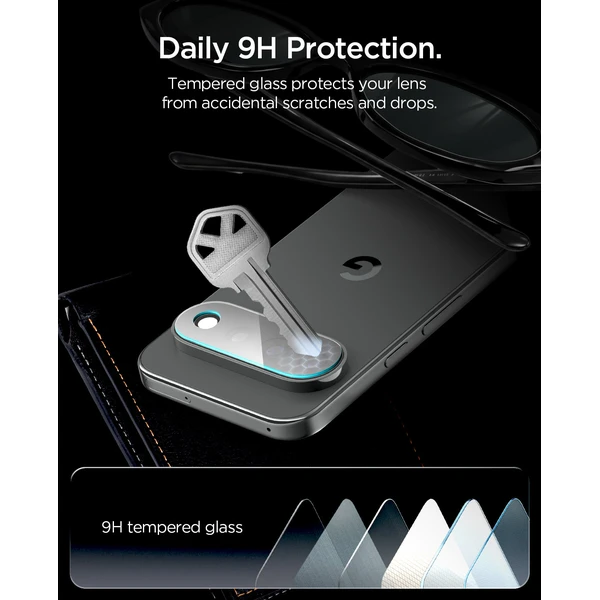 Spigen Glass tR EZ Fit Optik Pro 2 Pack, krištáľovo čisté - Google Pixel 11 Pro - Ochranné fólie a sklo - Obrázok e26a31ed5a1d4cac9af306154971a88b