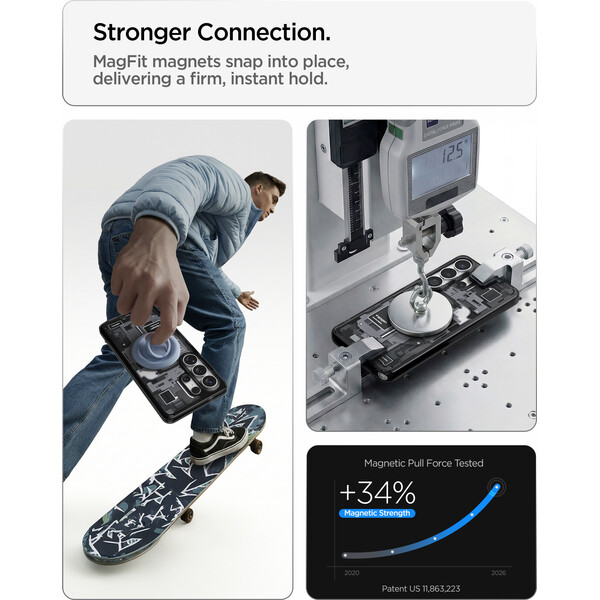 Spigen Ultra Hybrid MagSafe kryt Samsung Galaxy S26 Ultra zero one black - Puzdra - Obrázok e288beee0cc248849e3c503d35e723b7