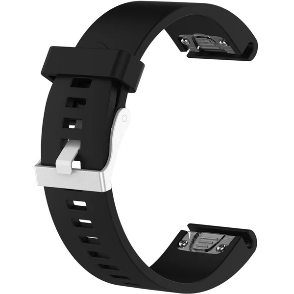 Silikónový remienok FIXED Silicone Strap pre Garmin QuickFit 20mm, čierny - Remienky - Obrázok e28aebddd8b8414da5cd2c558c372ddc