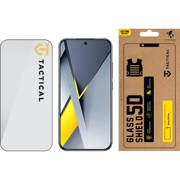 Taktické sklo Tactical Glass Shield 5D pre Poco F8 Pro čierne - Ochranné fólie a sklo - Obrázok e29ade8643c3482ab2b90eaee5b0612d