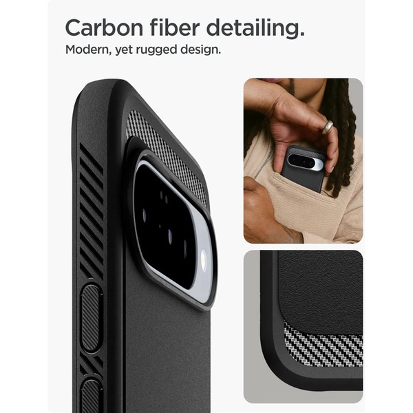 Spigen Rugged Armor MagSafe kryt Google Pixel 10/10 Pro matne čierny - Puzdra - Obrázok e2a45ff0c9274644a6ab2c4cb018125c