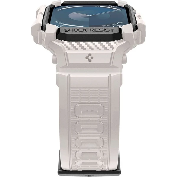 Spigen Rugged Armor Pro remienok s puzdrom Apple Watch 10/11 (46mm) béžový - Remienky - Obrázok e2dfb965315443b3a2b99faf6c01328f