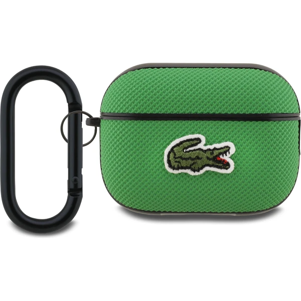 Lacoste Petit Pique Croc Logo Patch puzdro AirPods Pro 2 zelené - Puzdra - Hlavný obrázok