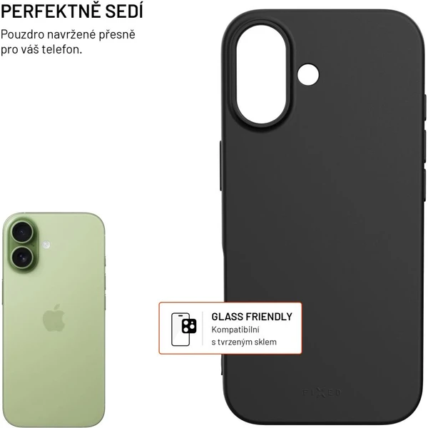 FIXED ReStory TPU recyklovaný kryt Apple iPhone 17 čierny - Puzdra - Obrázok e394ccef7b974ac58edb5cc696398853