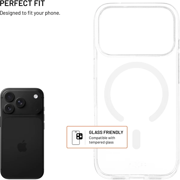 FIXED MagStory AntiUV TPU kryt s MagSafe Apple iPhone 18 Pro priehľadný - Puzdra - Obrázok e3a5f79275e74813b78233c6373c7bec