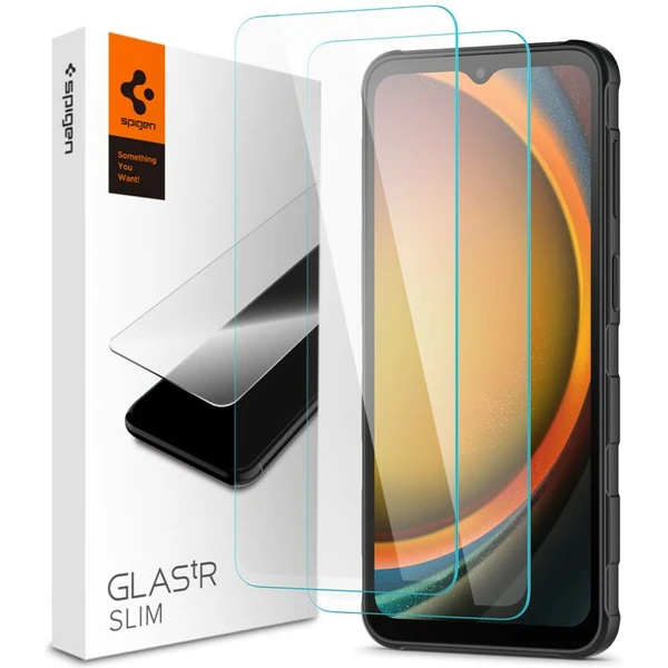 Spigen Glass tR Slim sklo Samsung Galaxy XCover7 Pro/7 (2 ks) - Ochranné fólie a sklo - Hlavný obrázok