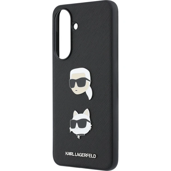 Karl Lagerfeld Liquid Silicone Metal Karl and Choupette kryt Samsung Galaxy A57 čierny - Puzdra - Obrázok e3b11c1436b3489bbfb49b916072c4e3