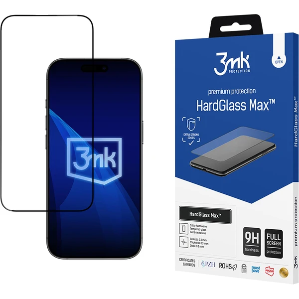 3mk HardGlass Max ochranné sklo Apple iPhone Air - Ochranné fólie a sklo - Hlavný obrázok
