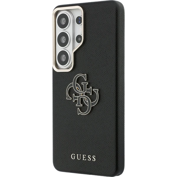 Guess PU 4G Resin Metal Logo kryt Samsung Galaxy S26 Ultra čierny - Puzdra - Obrázok e42dad950a8947349fa95d5ef12d3bb5