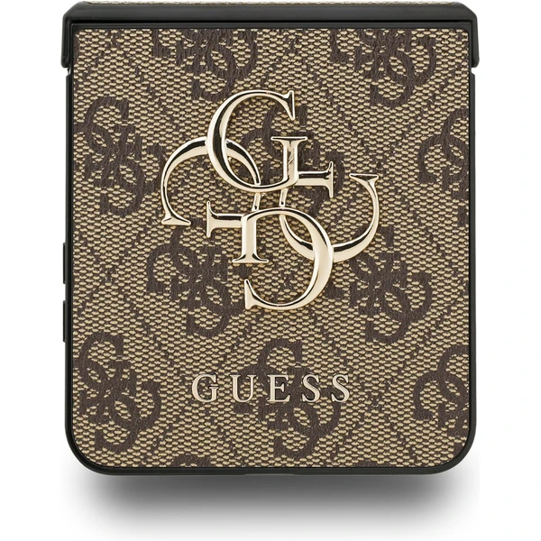 Guess PU 4G Metal Logo kryt Samsung Galaxy Z Flip 7 hnedý - Puzdra - Obrázok e45442d5da964ebbb93091bec4ee8f7c