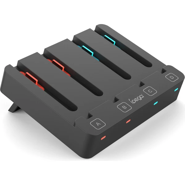 iPega SW2081 nabíjacia stanica pre JoyCon pre Nintendo Switch 1/2 čierna - Nabíjačky - Obrázok e457dab680c34baa9f24835fa654ae12