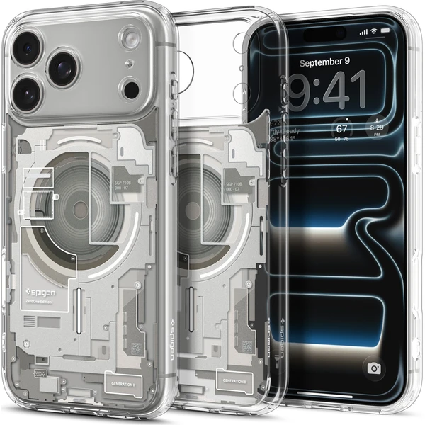 Spigen Ultra Hybrid MagSafe kryt iPhone 18 Pro Max/17 Pro Max zero one prírodný titán - Puzdra - Hlavný obrázok