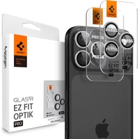 Spigen Glass TR EZ Fit Optik Pro skla iPhone 17-14 Pro/17-14 Pro Max silver (2 ks) - Ochranné fólie a sklo