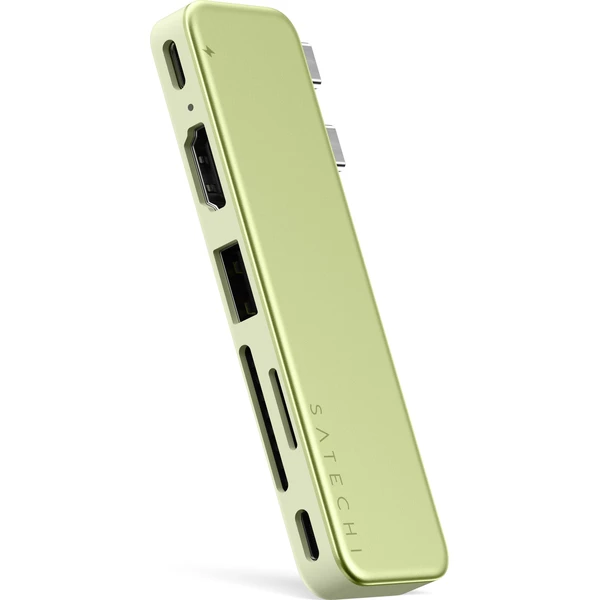Satechi USB-C Snap Hub (1x HDMI 4K 60Hz, 1x USB-C až 5 Gbps, 1x USB-A 3.0 až 5 Gbps, 1xUSB-C P - USB huby - Hlavný obrázok