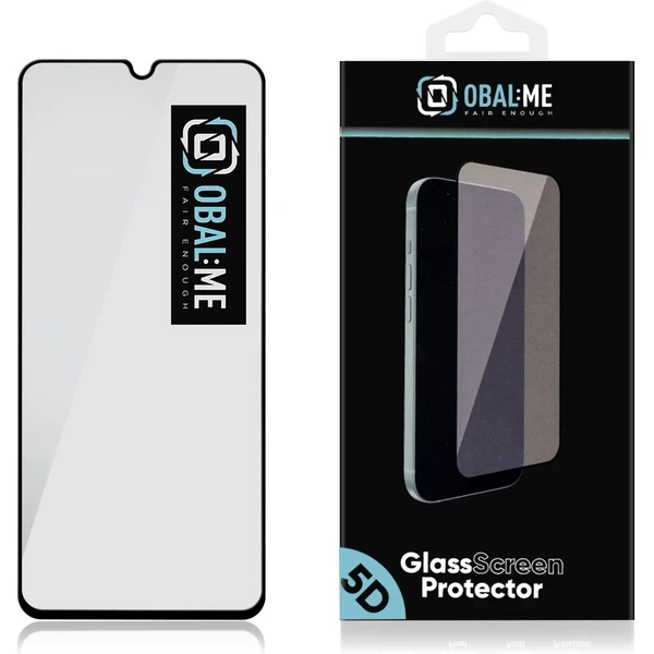 OBAL:ME 5D Tvrdené Sklo pre Xiaomi Redmi 14C 4G/Poco C75 čierne - Ochranné fólie a sklo - Obrázok e4b983708da7474697f1afbcdccbd31c