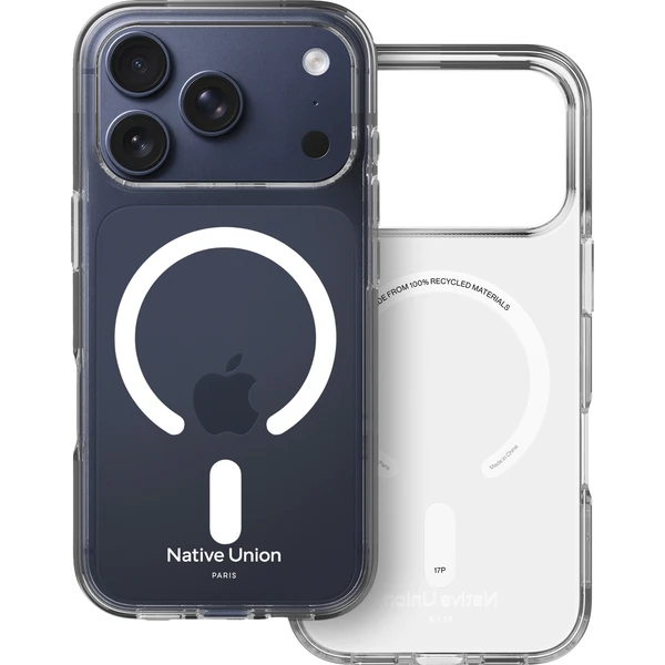 Native Union (RE)Clear MagSafe kryt z recyklovaného materiálu iPhone 17 Pro transparent - Puzdra - Hlavný obrázok
