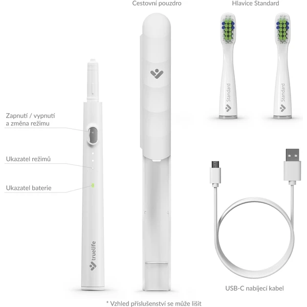 TrueLife SonicBrush Slim20 sonická kefka biela - Zubné kefky - Obrázok e4ca418e86c64aa6a142951115d9a902