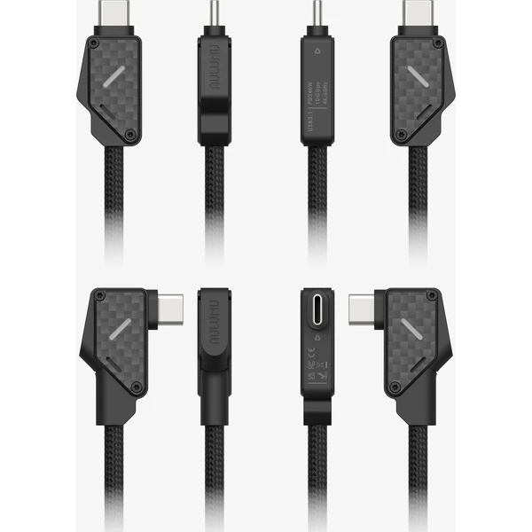 Aulumu M07 Light Carbon 240W Hi-Speed Nabíjací a dátový USB-C kábel (1,2m) Black - Káble a redukcie - Obrázok e4f9c2f94fe7487a87e3b4796eaa17bb