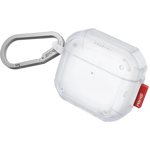 SKINARMA Mecha CE puzdro pre AirPods 4 biele - Puzdra - Hlavný obrázok