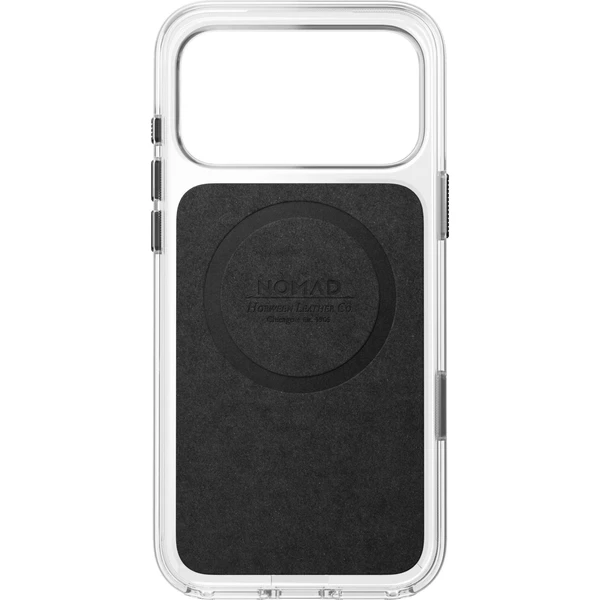 Nomad Clear Leather (Horween) MagSafe kryt iPhone 18 Pro Max Rustic Brown - Puzdra - Obrázok e51fcda5dd9c46d1b2646a8a2c6827fa