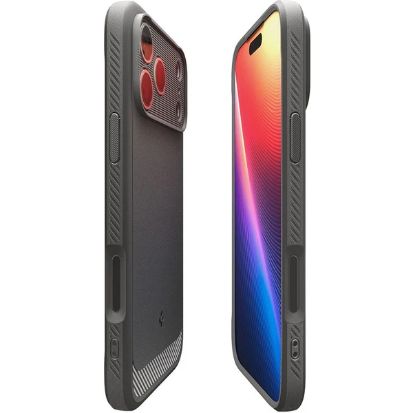 Spigen Rugged Armor MagSafe kryt iPhone 17 Pro Max gray - Puzdra - Obrázok e51ffe4ddd254deb9cf9e3fa48618fce