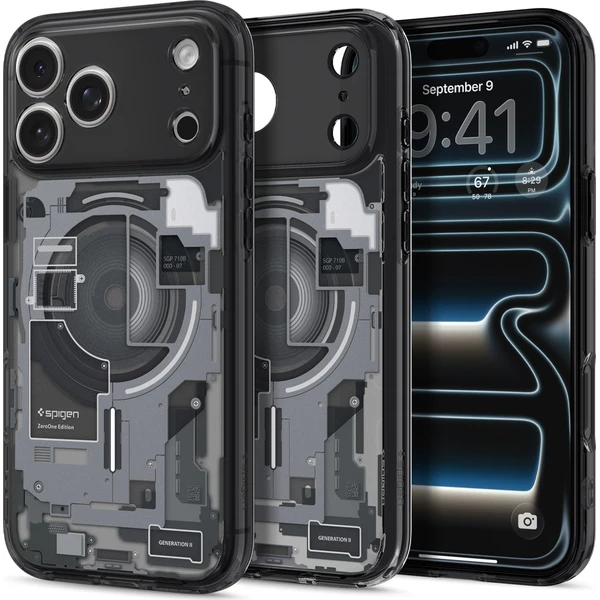 Spigen Ultra Hybrid MagSafe kryt iPhone 18 Pro Max/17 Pro Max zero one black - Puzdra - Hlavný obrázok