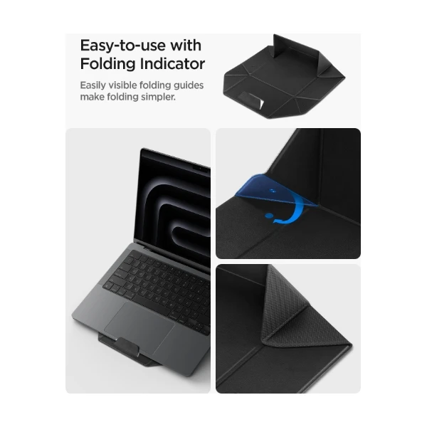 Spigen Slim Fold Laptop Stand & Vertical Dock stojan čierny - Stojany - Obrázok e5434e9070cf44548868314899302801