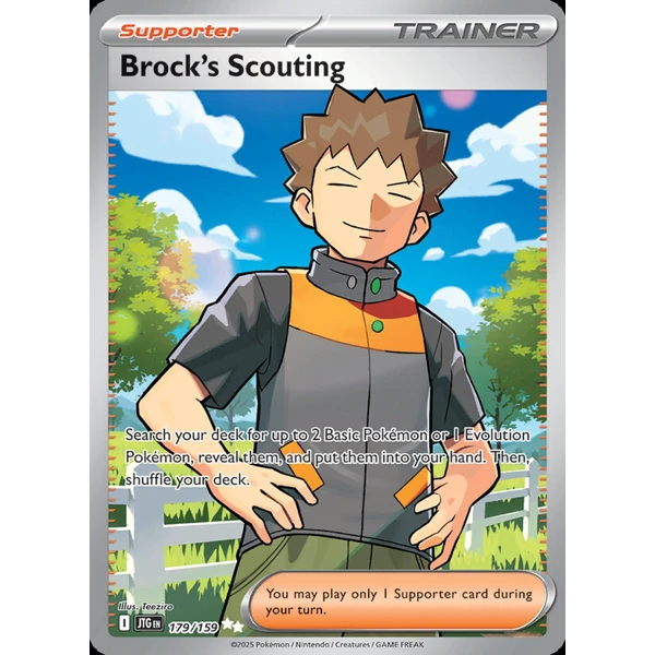 Brock's Scouting (JTG 179) - Journey Together [Holo] - Kusové karty - Hlavný obrázok