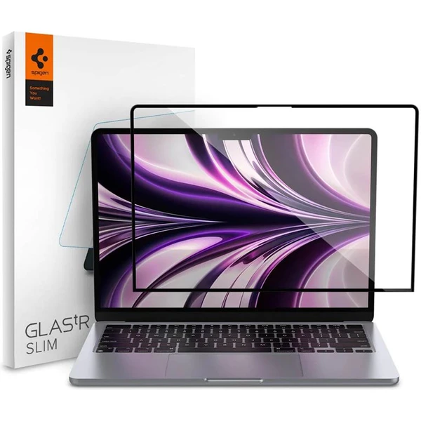 Spigen Glass Slim tvrdené sklo MacBook Air 13" M4/M3/M2 - Ochranné fólie a sklo - Hlavný obrázok