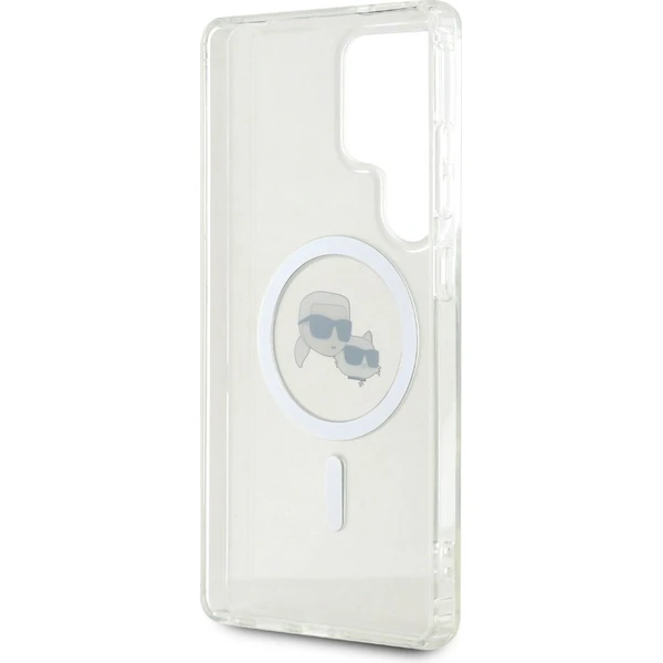 Karl Lagerfeld IML K&CH Heads MagSafe kryt Samsung Galaxy S25 Ultra číry - Puzdra - Obrázok e5de501ae90d442dabaec3f2b9451446