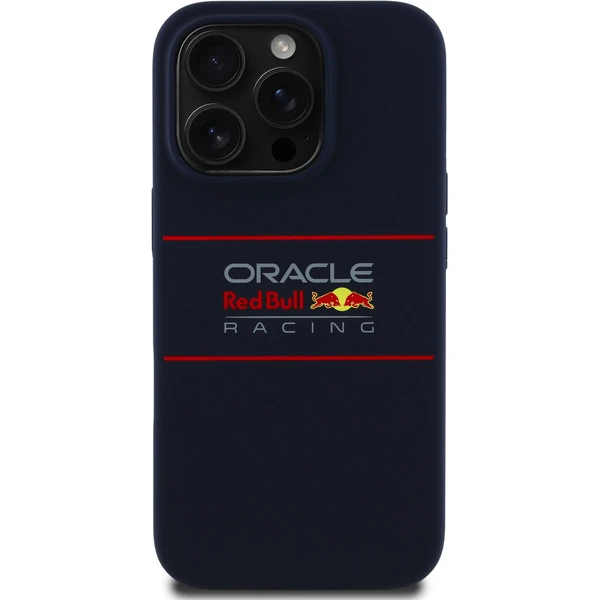 Oracle Red Bull Racing Silicone Horizontal Logo MagSafe kryt iPhone 14 Pre modrý - Puzdra - Obrázok e5ea565bc8854d6c87b8f0987c7dccfc
