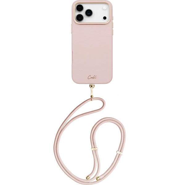 UNIQ Coehl Mirelle MagSafe kryt s pútkom iPhone 17 Pro Max Shell Pink - Puzdra - Hlavný obrázok
