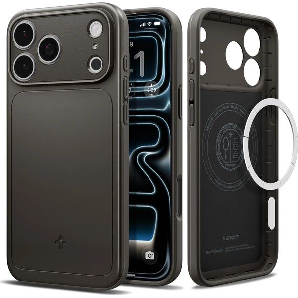 Spigen Thin Fit MagSafe kryt iPhone 18 Pro/17 Pro gunmetal - Puzdra - Obrázok e5f71b23bac04d59834307cc26e4826a