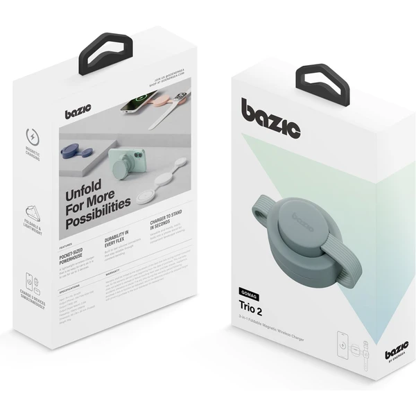 Energea Bazic GoMag Trio 2 3v1 Foldable MagSafe nabíjačka 15W zelená - Nabíjačky - Obrázok e5f99f7f3e134d03b824f723192cc995