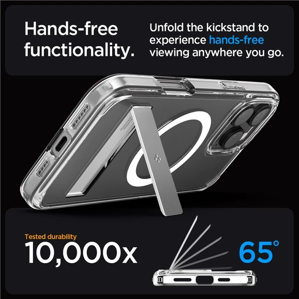 Spigen Ultra Hybrid S MagSafe kryt iPhone 16 Pro crystal clear - Puzdra - Obrázok e5fe4de0d3b745839f95ca25ee6b1e67