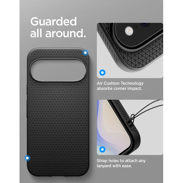 Spigen Liquid Air, matná čierna - Google Pixel 11 Pro XL - Puzdra - Obrázok e6105ea99a5747a0a0f0511dfd63e079