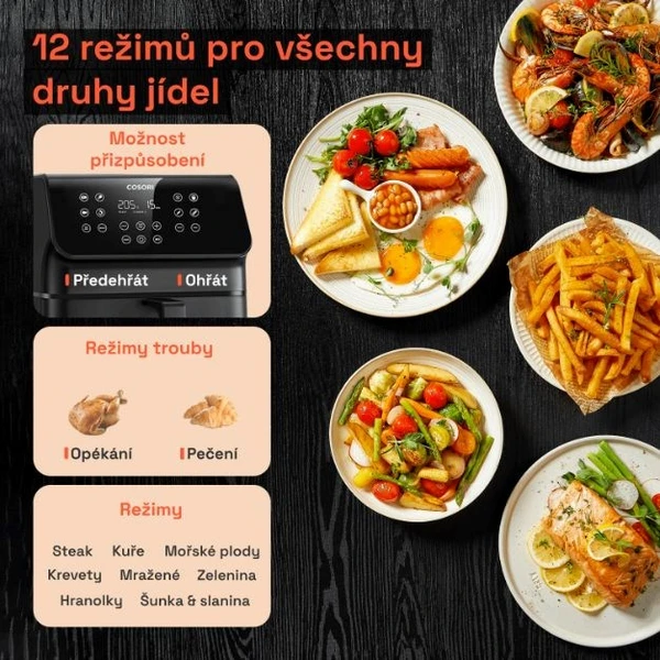 Cosori P651 PREMIUM II Chef edition 6,2l teplovzdušná fritéza čierna - Fritézy - Obrázok e6464d6b4bad4441ae448a006d11fad3