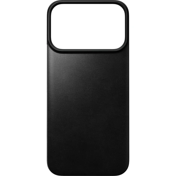 Nomad Magnetic Leather Back (Horween) MagSafe kožený kryt iPhone 18 Pro Black - Puzdra - Obrázok e65b293cbbc04461a63df757a8e60a87